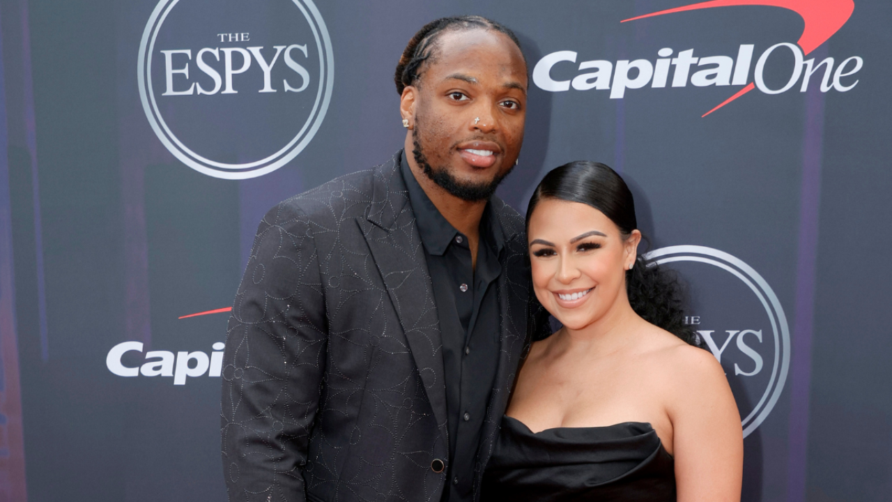 Derrick Henry with his girlfriend Adrianna Rivas
