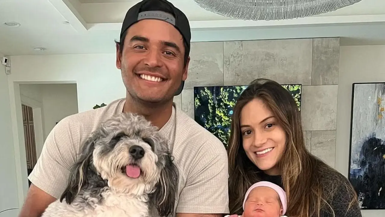 Sebastian Munoz with his wife Daniela Granados