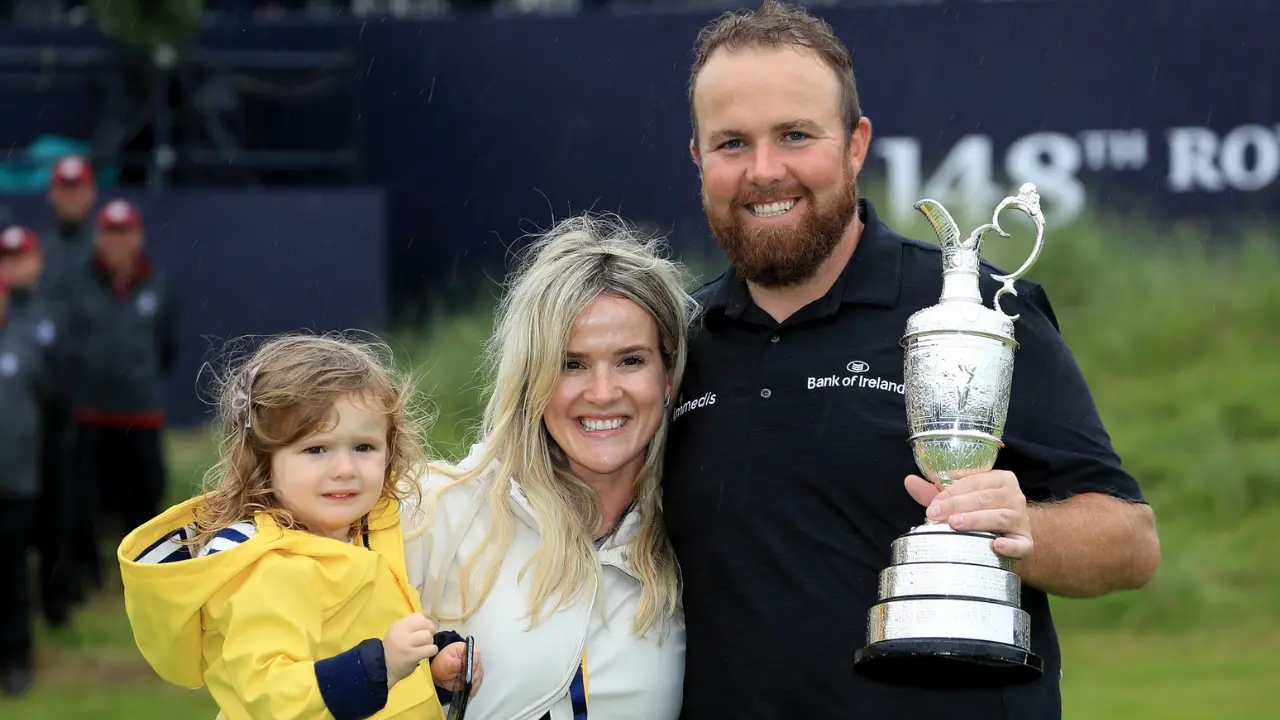 Shane Lowry with his wife Wendy Honner