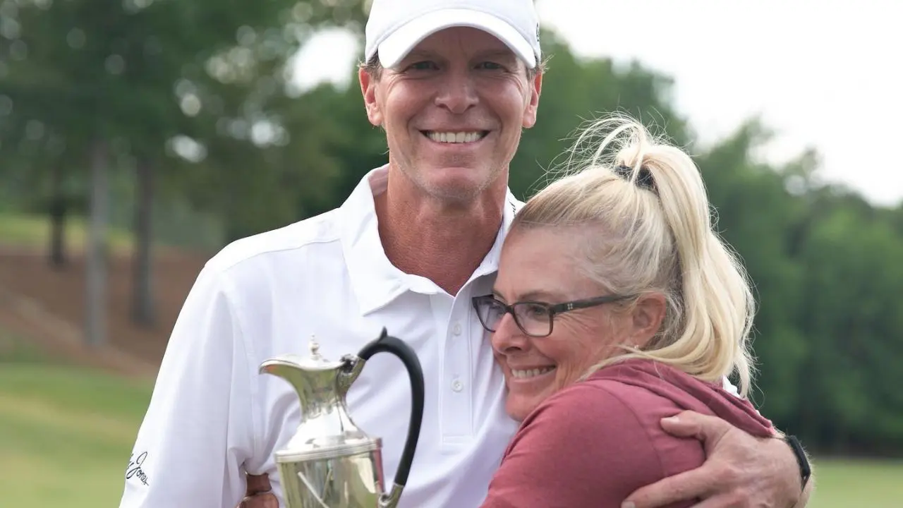 Steve Stricker with his wife Nicki