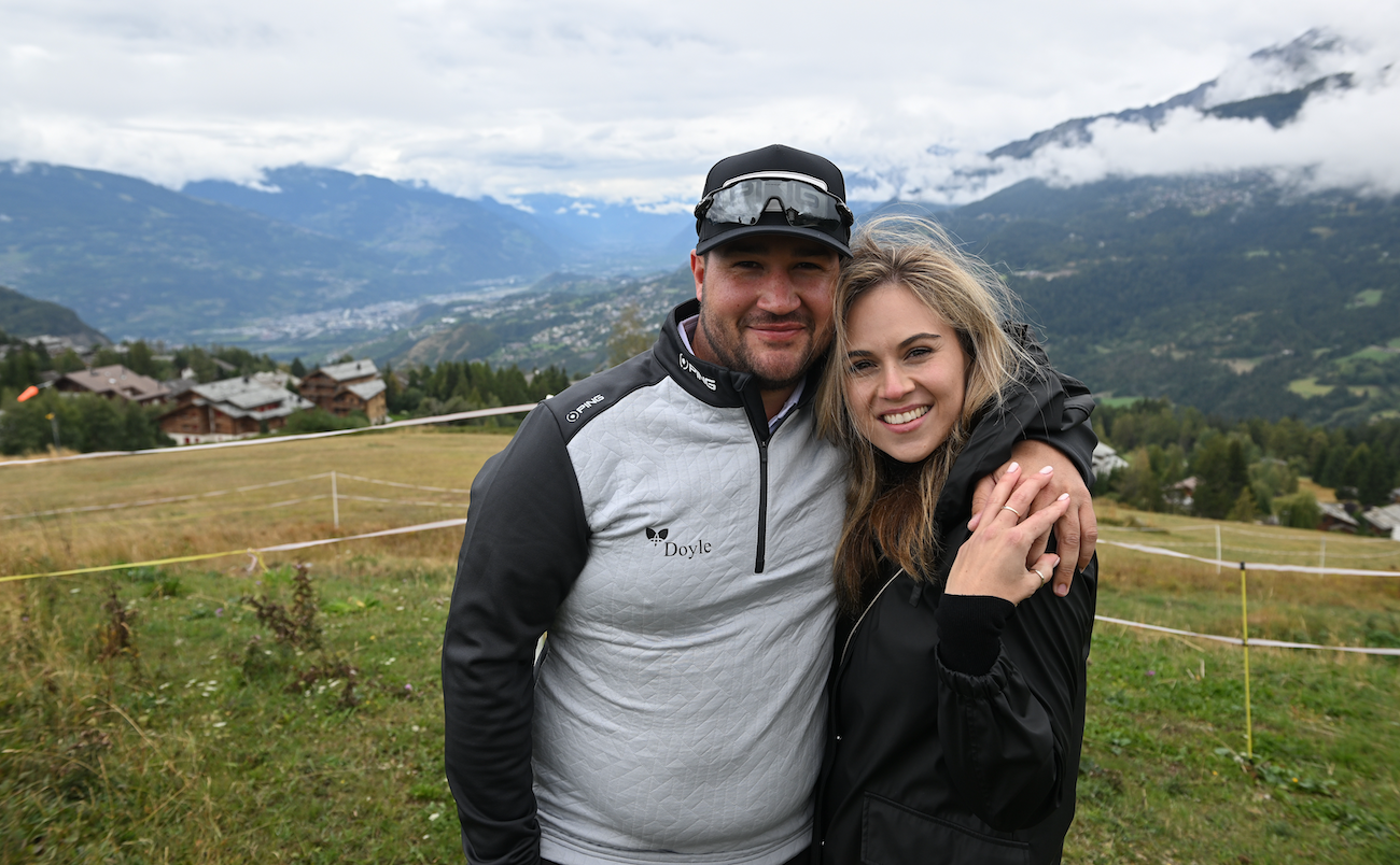 Thriston Lawrence with Cara-Lee Compton