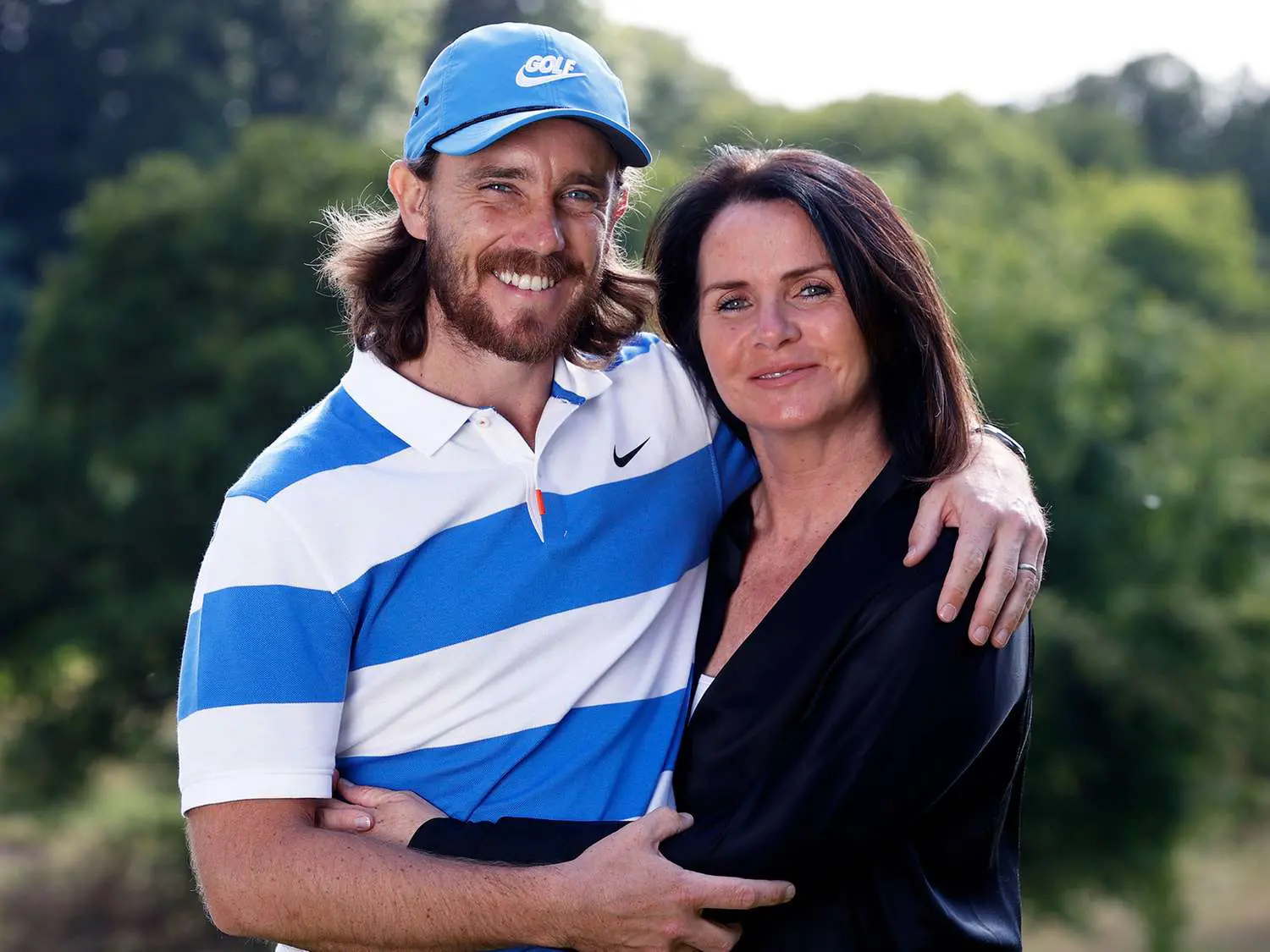 Tommy Fleetwood with his wife Clare Craig