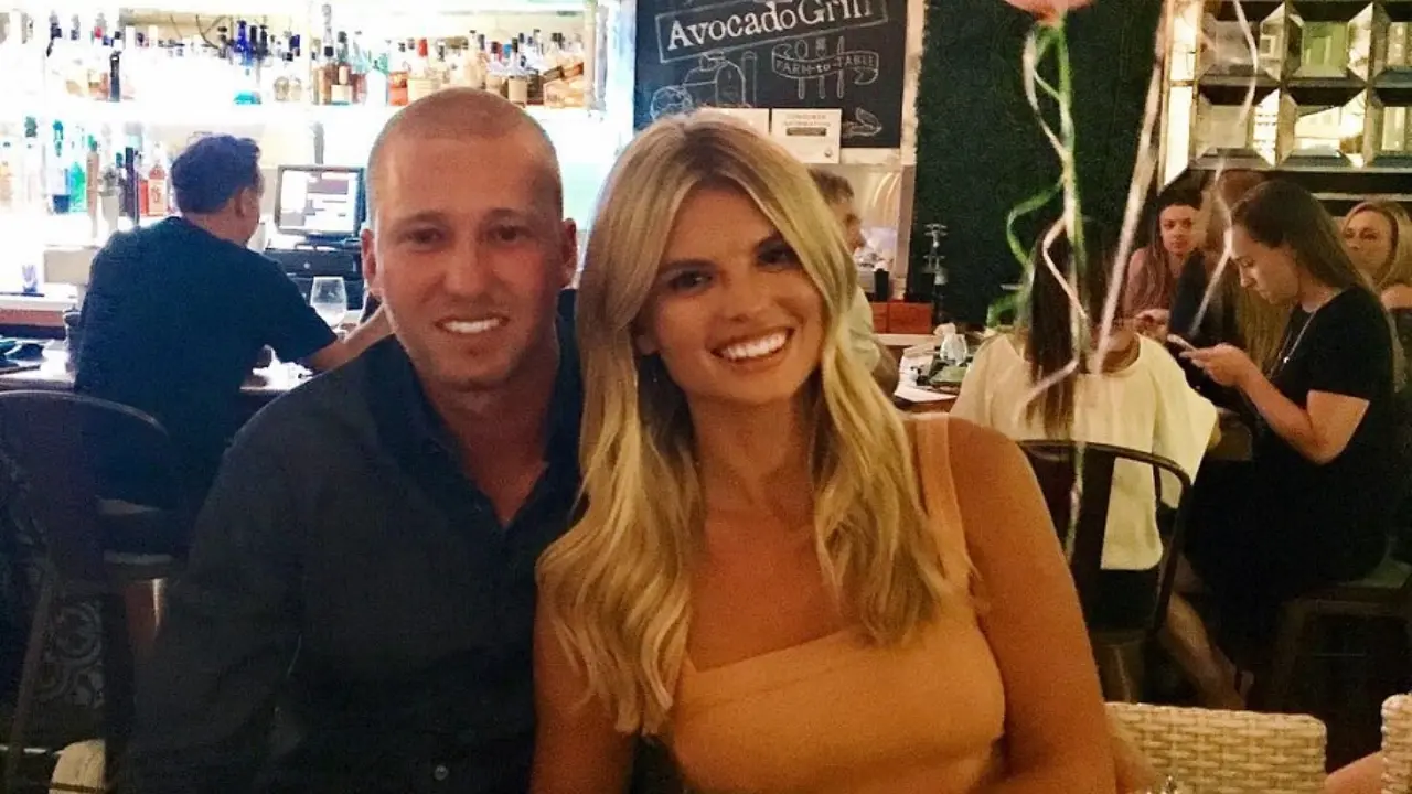Daniel Berger with his girlfriend Victoria Slater
