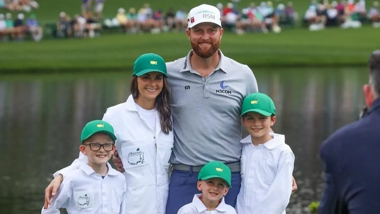 Chris Kirk with his wife Tahnee Kirk