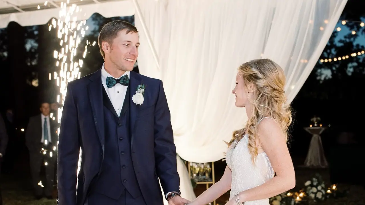 Richy Werenski with his wife Jordan Werenski