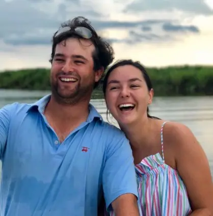 Greyson Sigg with his wife Katie Haack