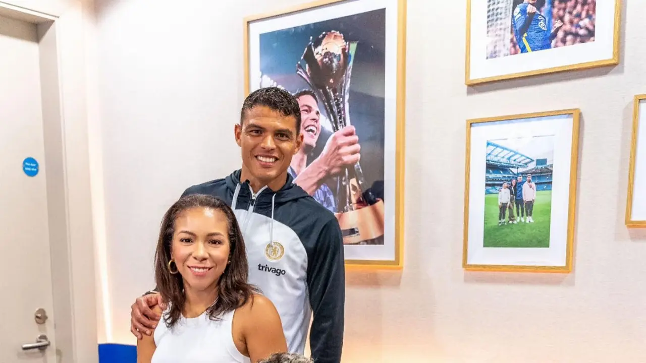 Thiago Silva wife Isabelle da Silva