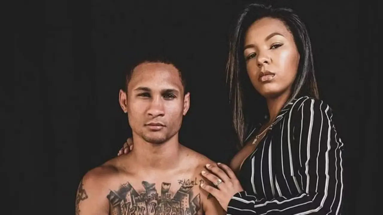 Regis Prograis with his wife Raquel Prograis