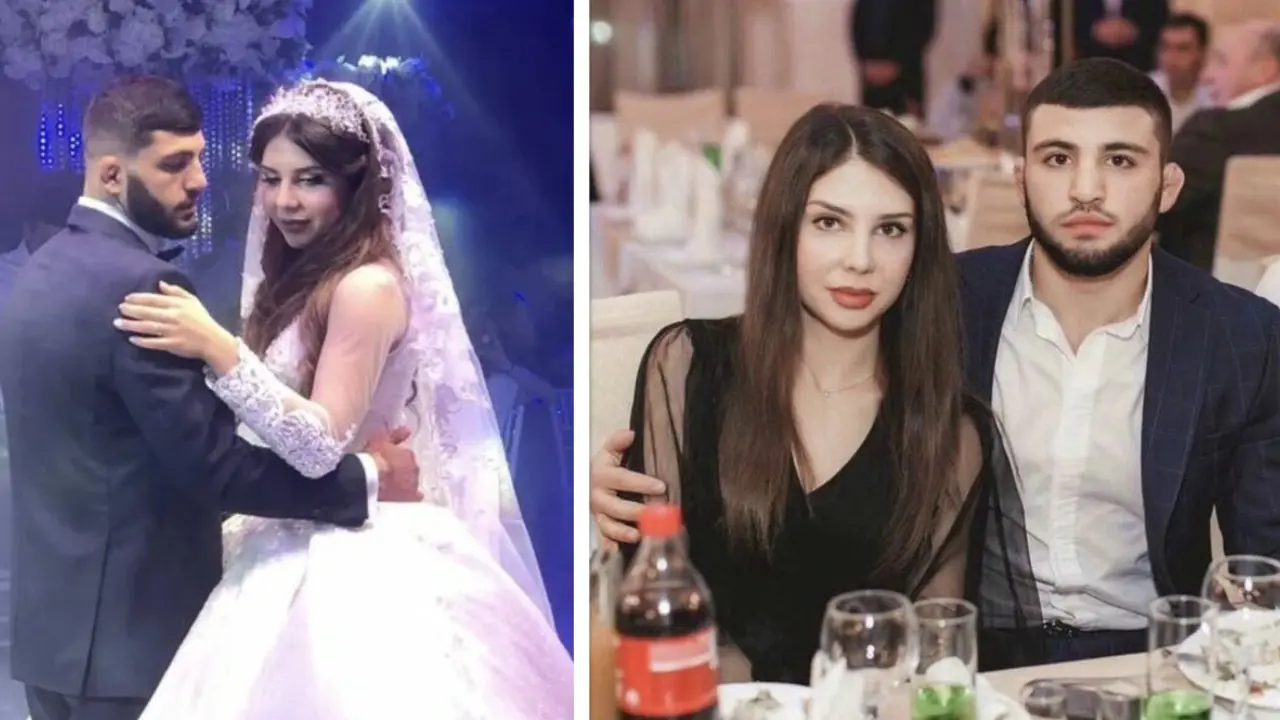 Arman Tsarukyan with his wife Milena Tsarukyan