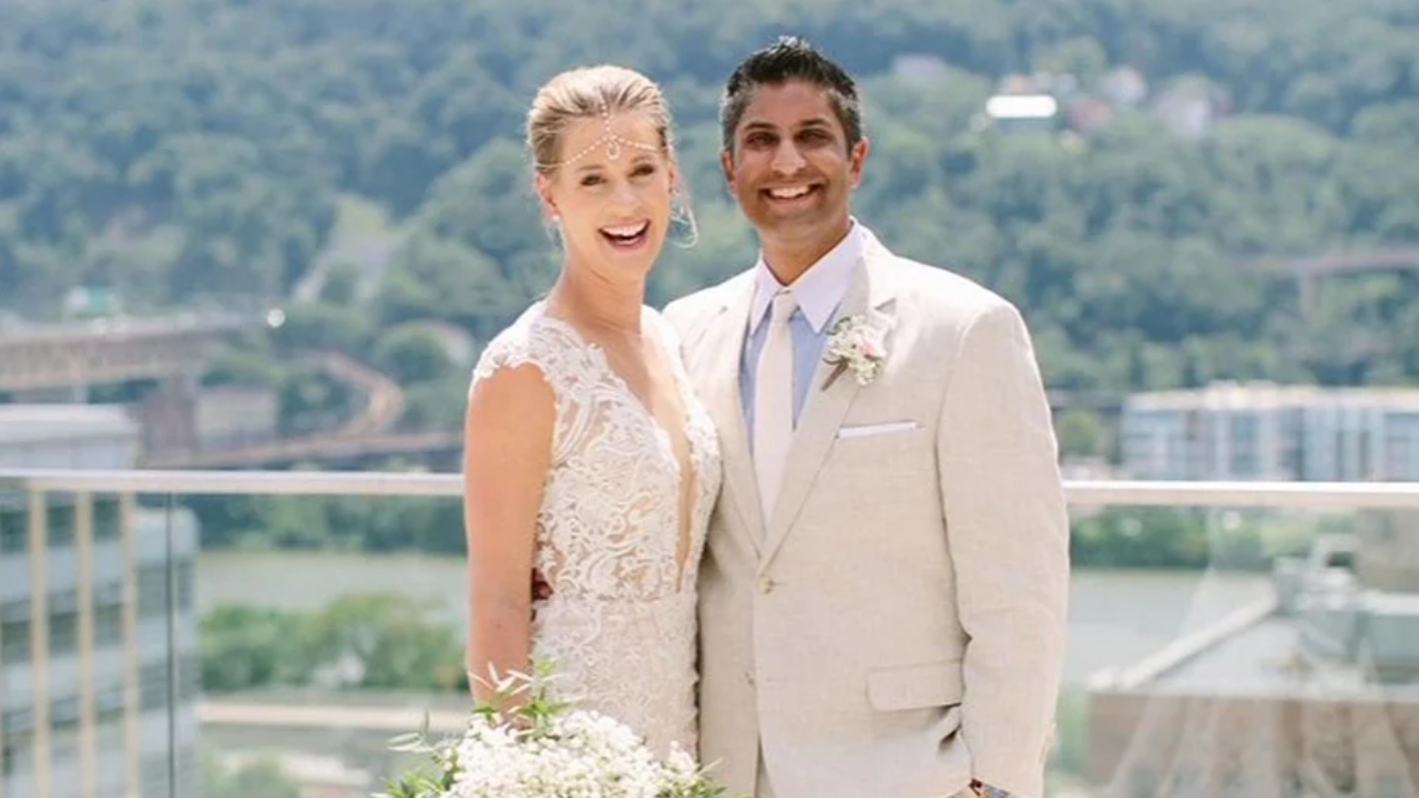 Alison Riske-Amritraj with her husband Stephen Amritraj