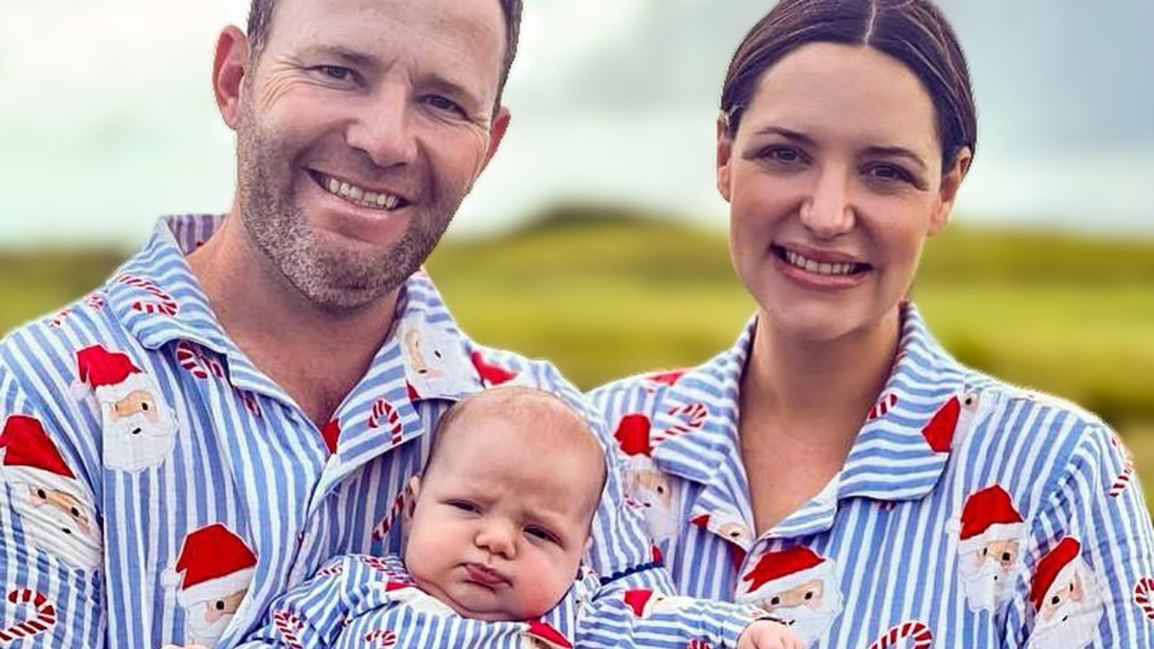 Branden Grace with his wife Nieke Coetzee