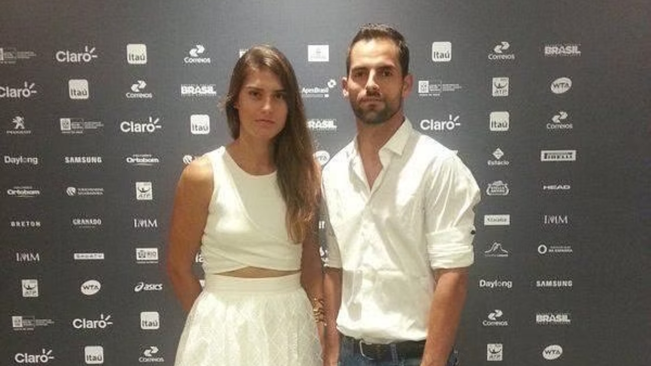Sorana Cirstea with ex-boyfriend Santiago Giraldo
