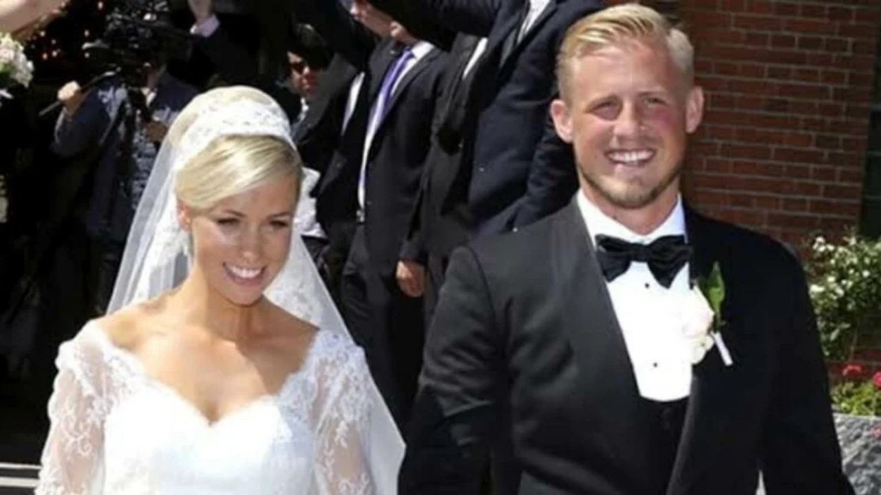 Kasper Schmeiche wife is Stine Gyldenbrand