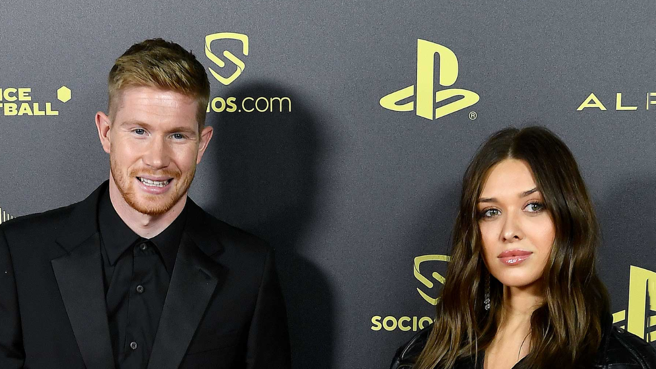 Kevin De Bruyne with his wife Michèle Lacroix