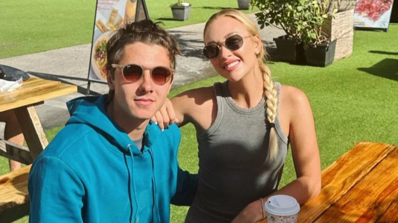 Lauren Chamberlain with his husband Brodrick Umblance 