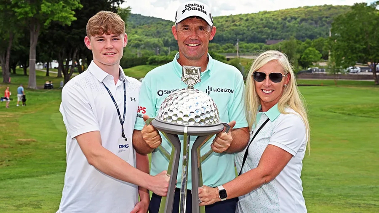 Padraig Harrington is married to Caroline Harrington