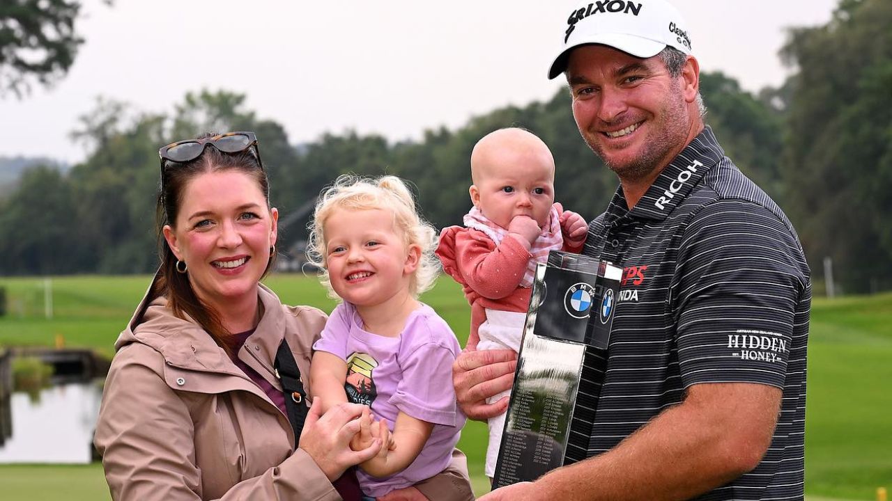 Ryan Fox with his wife Anneke Ryff
