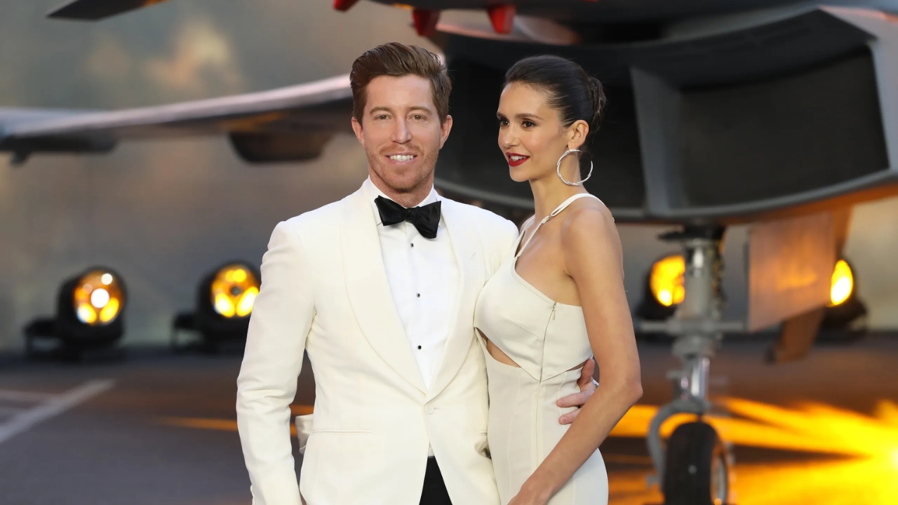 Shaun White with Nina Dobrev