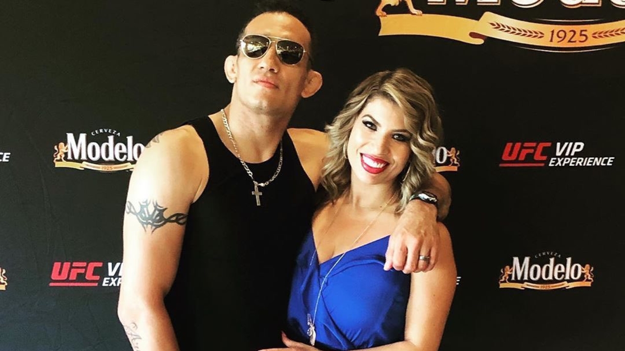Tony Ferguson with his wife Cristina Servin
