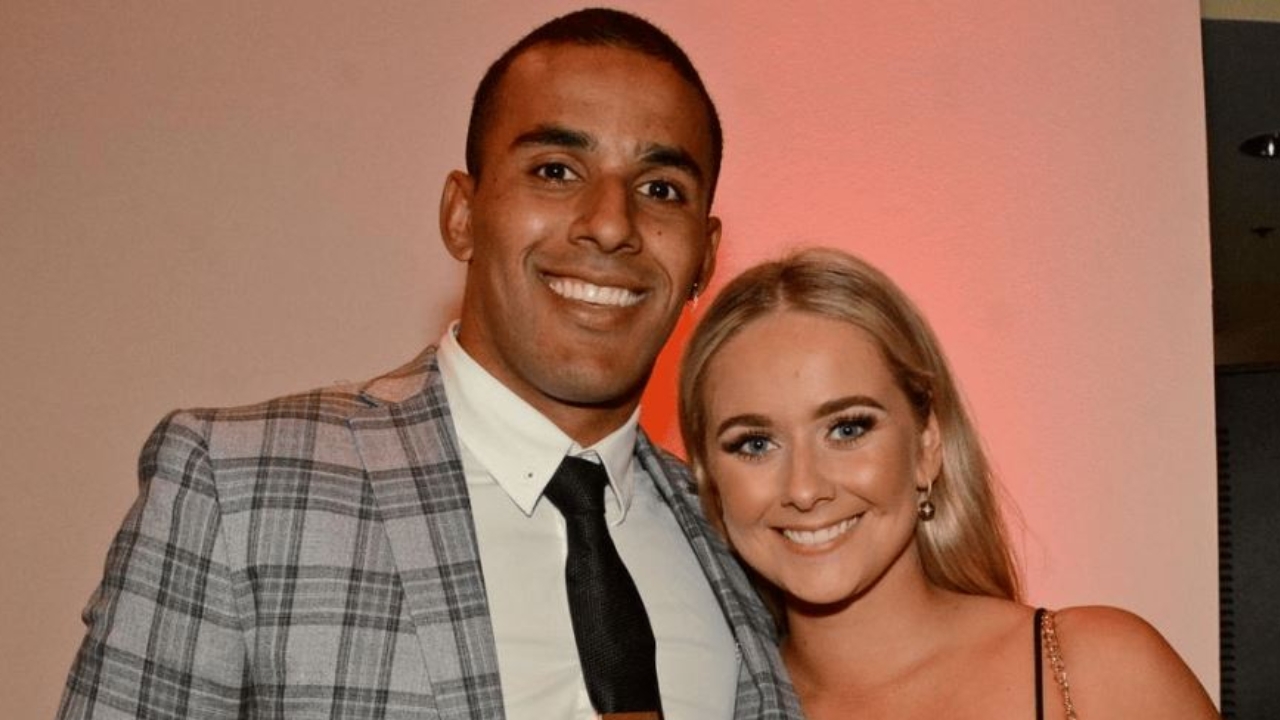 Touk Miller with his girlfriend Maddie Leek
