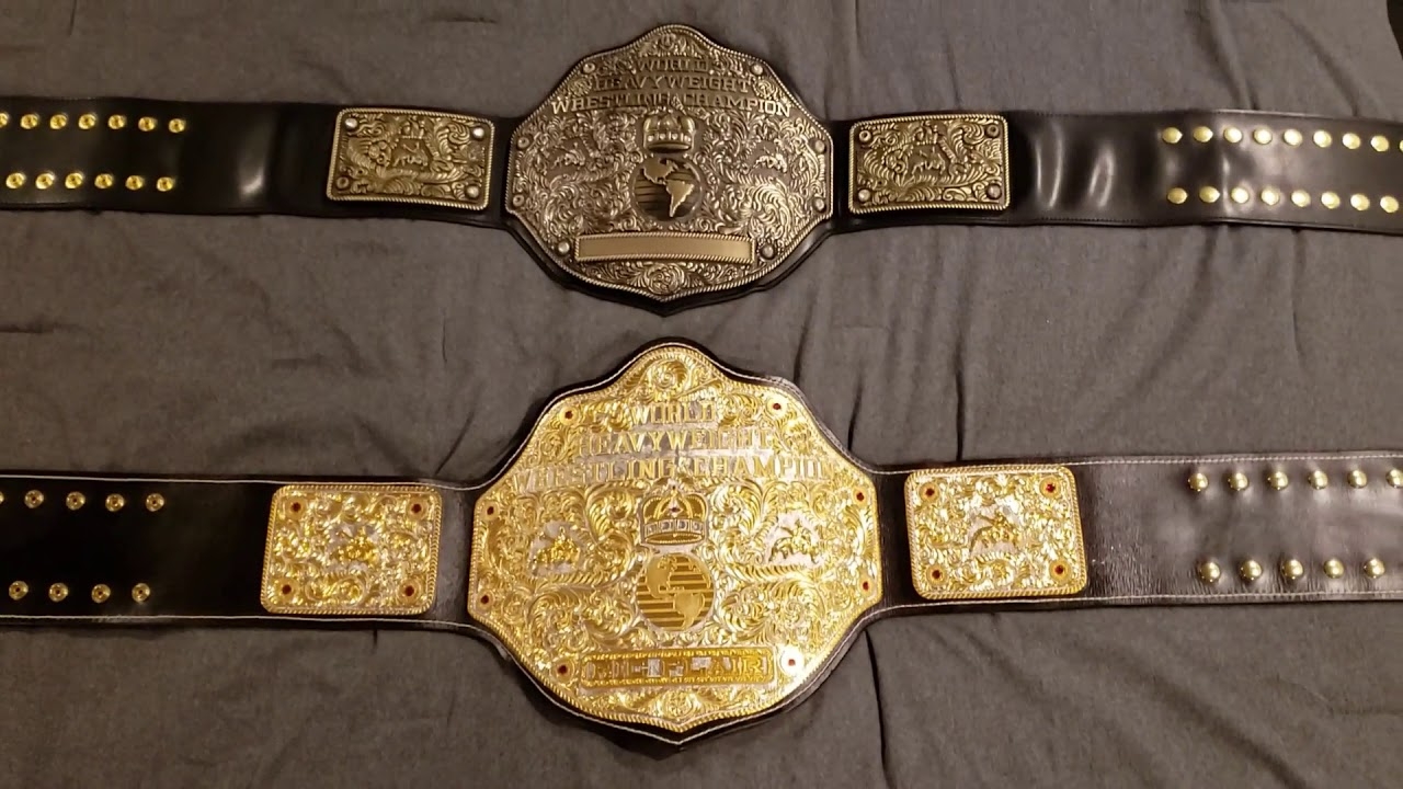 Are Wwe Belts Real Gold