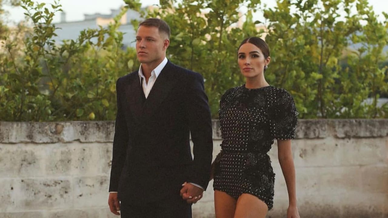 Christian McCaffrey girlfriend Olivia Culpo
