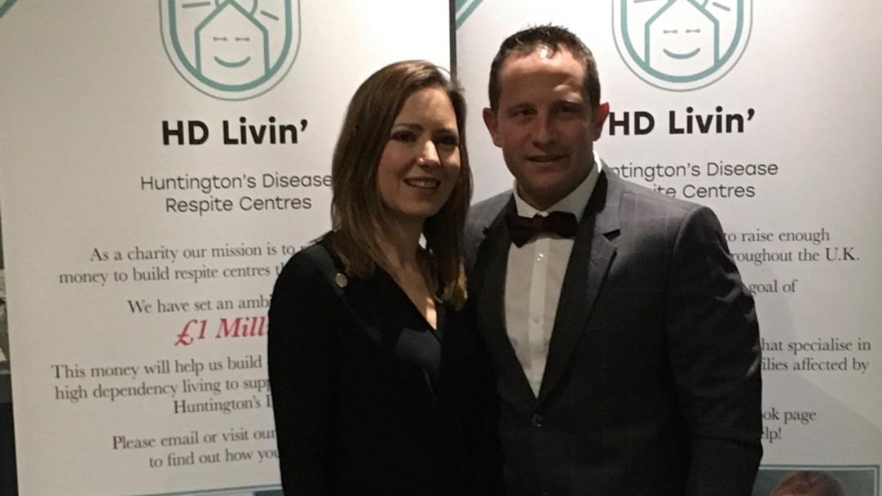 Roelof van der Merwe with his wife