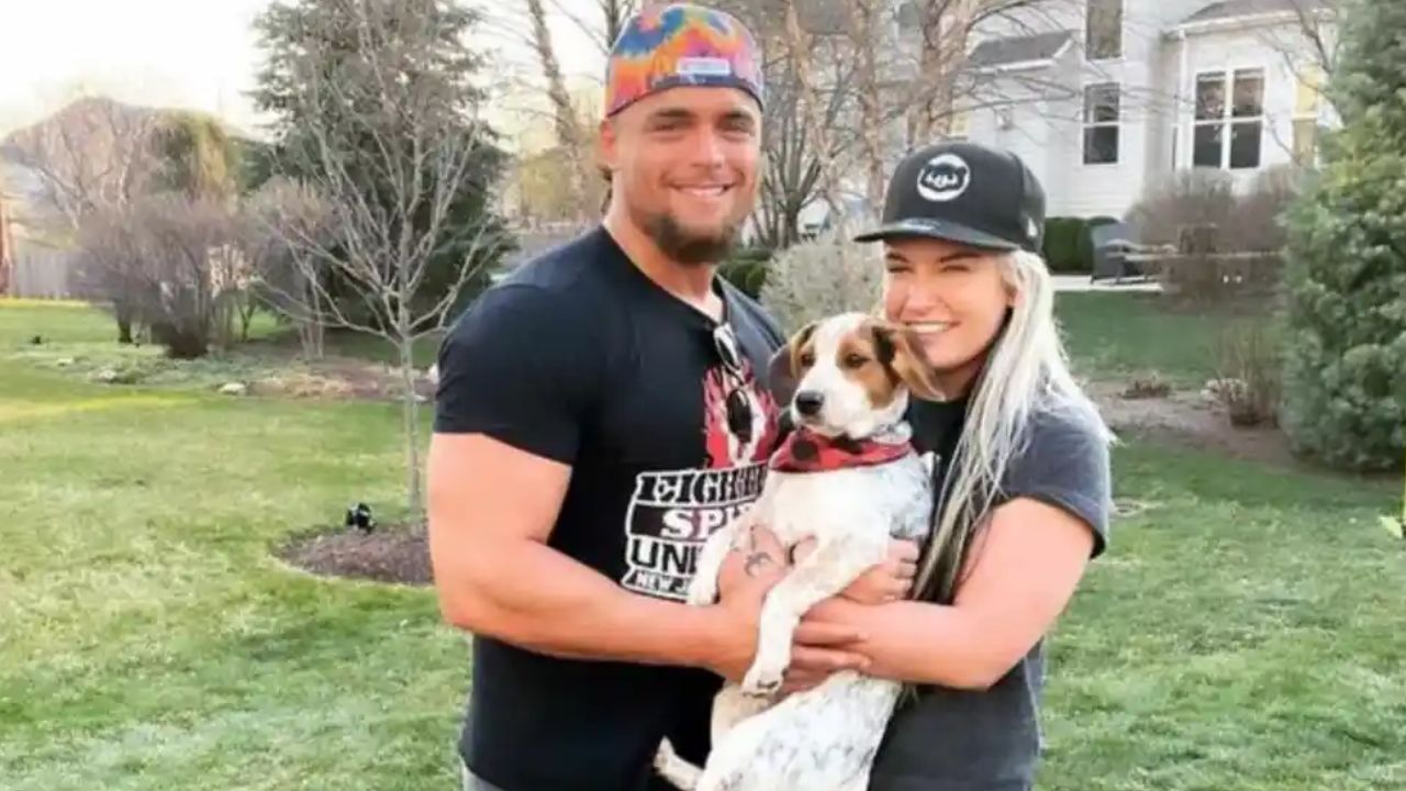 Toni Storm with her husband Juice Robinson