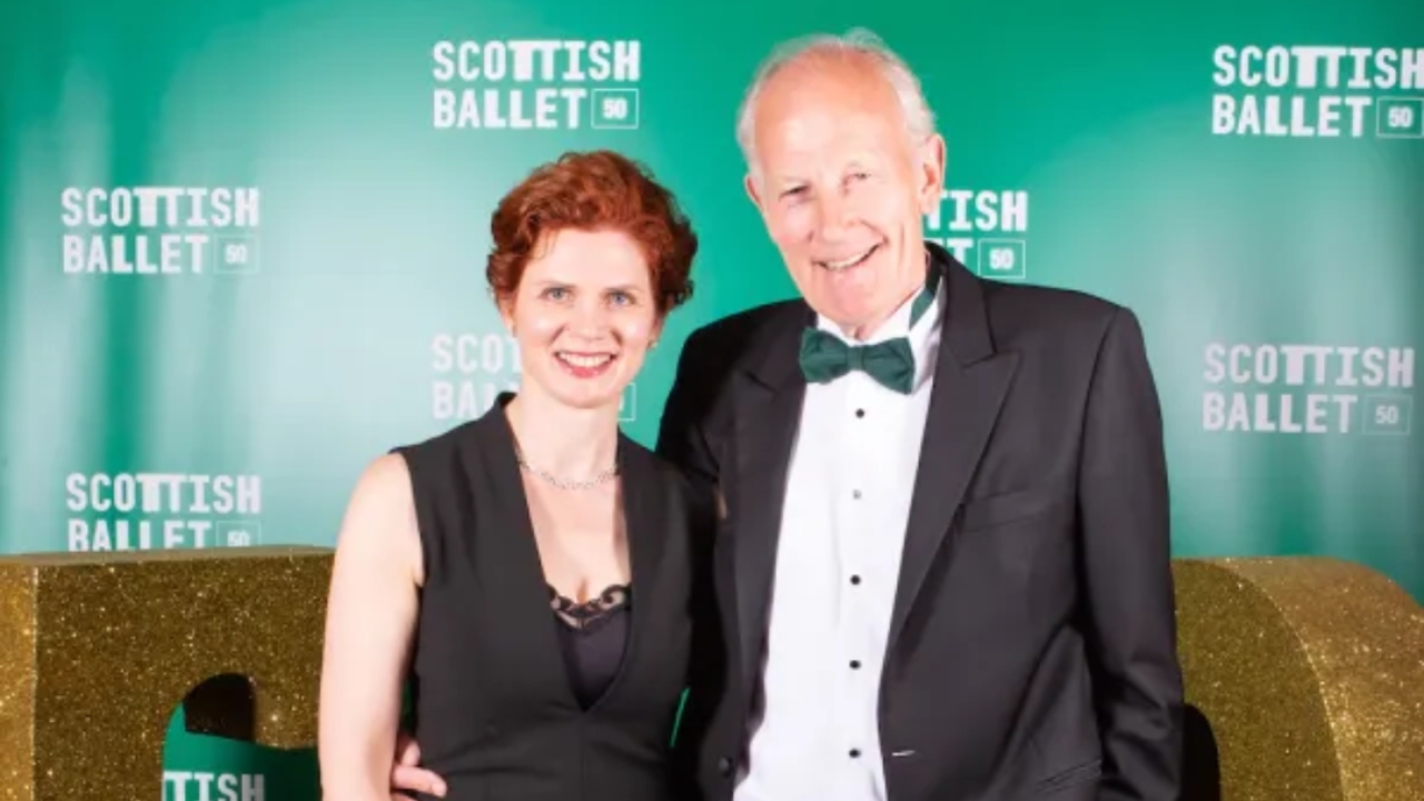 Sir Bill Gammell with his wife Janice Fotheringham