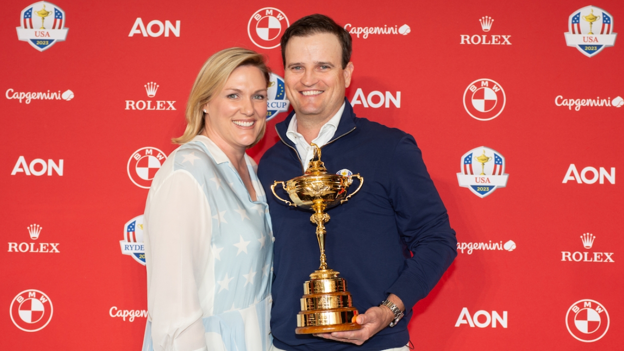 Zach Johnson wife is Kim Barclay