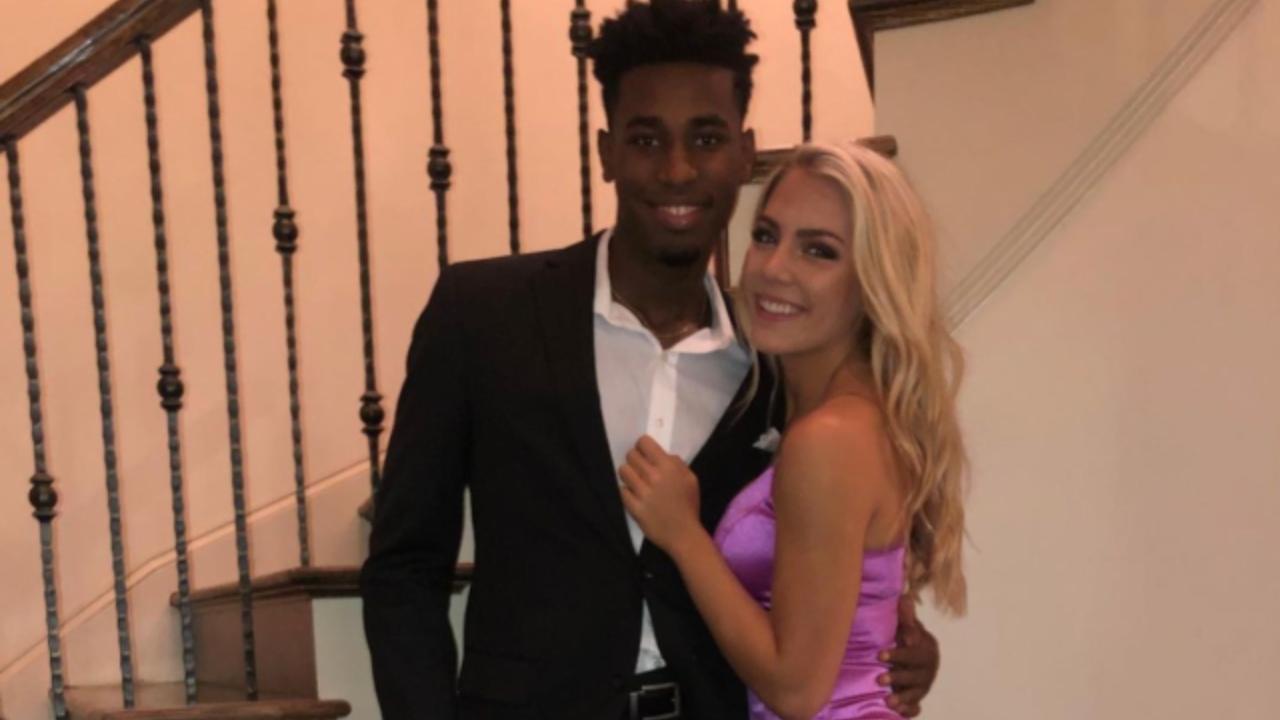 Aaron Nesmith with girlfriend Jordan Smith