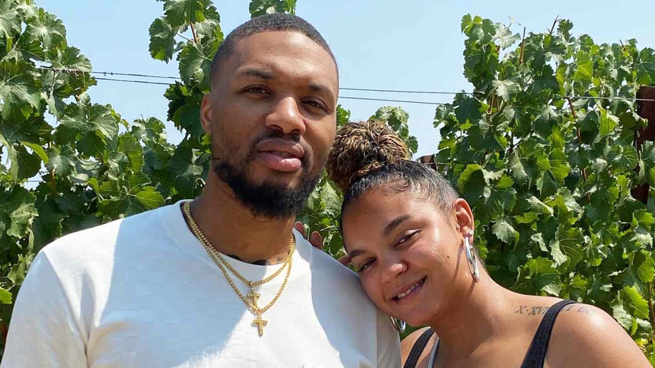 Damian Lillard with his ex-wife Kay'La Hanson