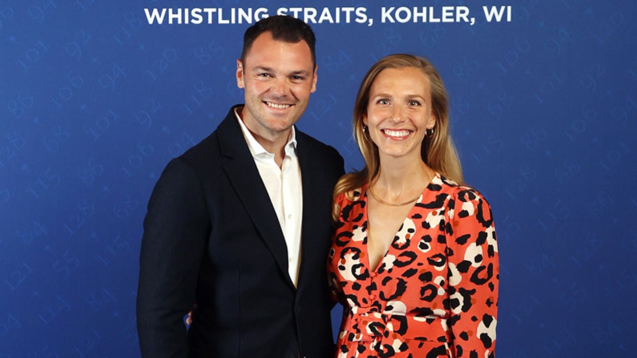 Martin Kaymer with his wife Irene Scholz