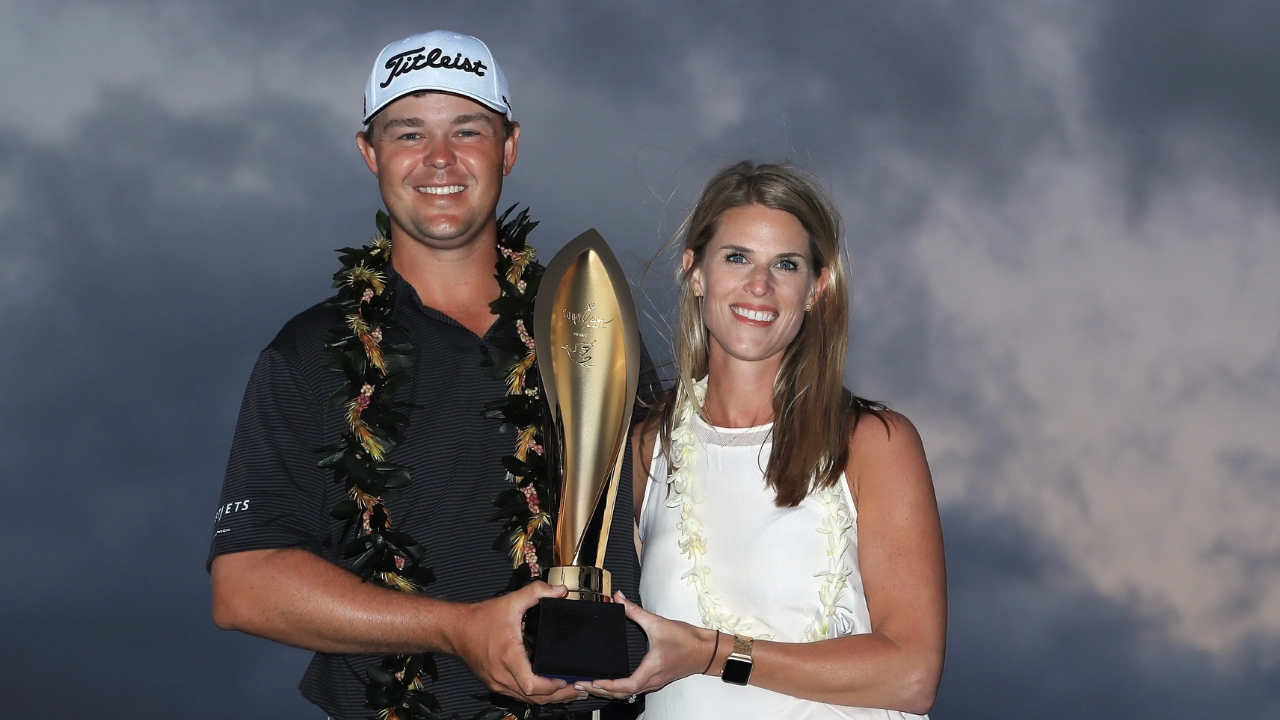 Patton Kizzire with his wife Kari Elizabeth Hodgdon