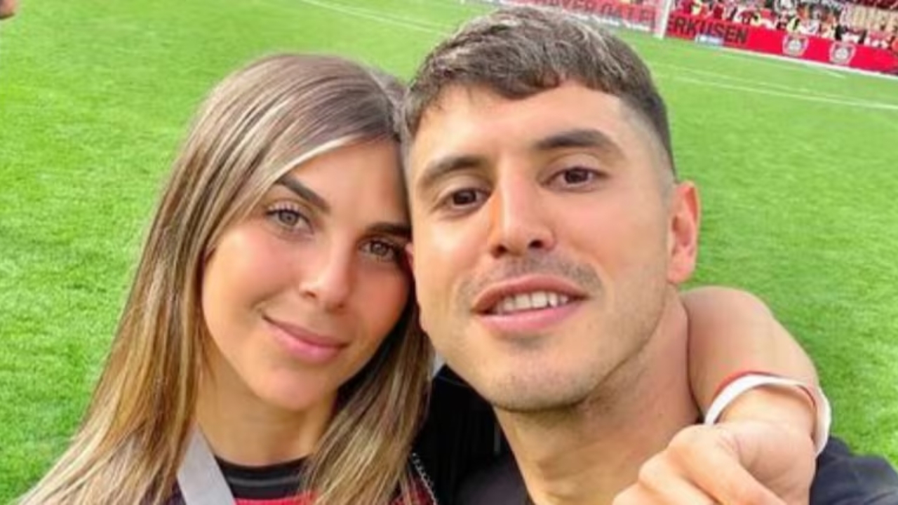Exequiel Palacios girlfriend Yesica Frias