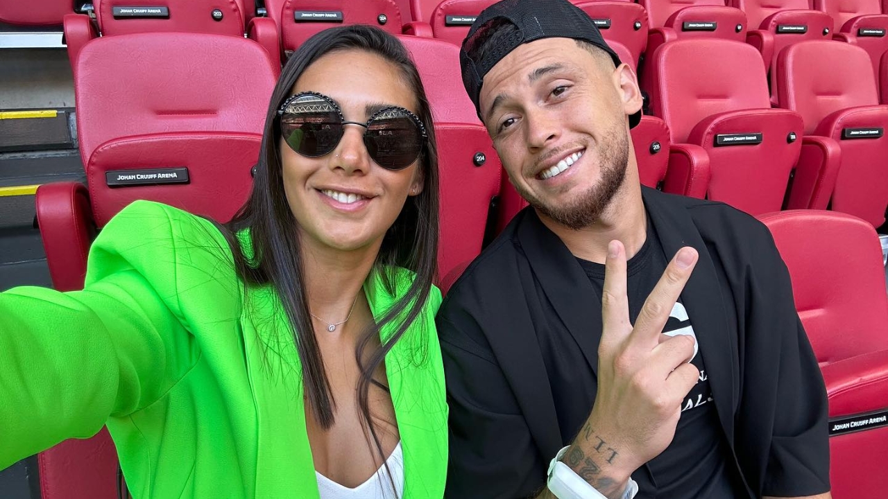 Lucas Ocampos wife Majo Barbeito