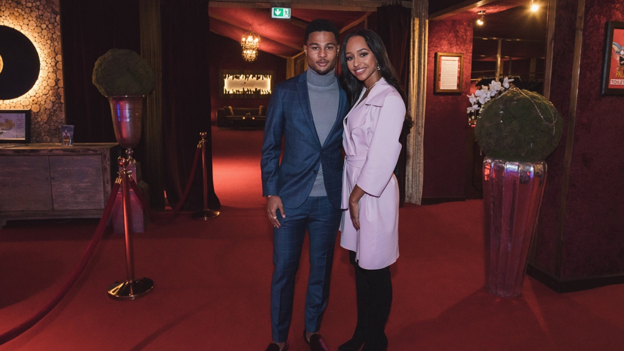 serge gnabry with girlfriend Sarah Kehrer