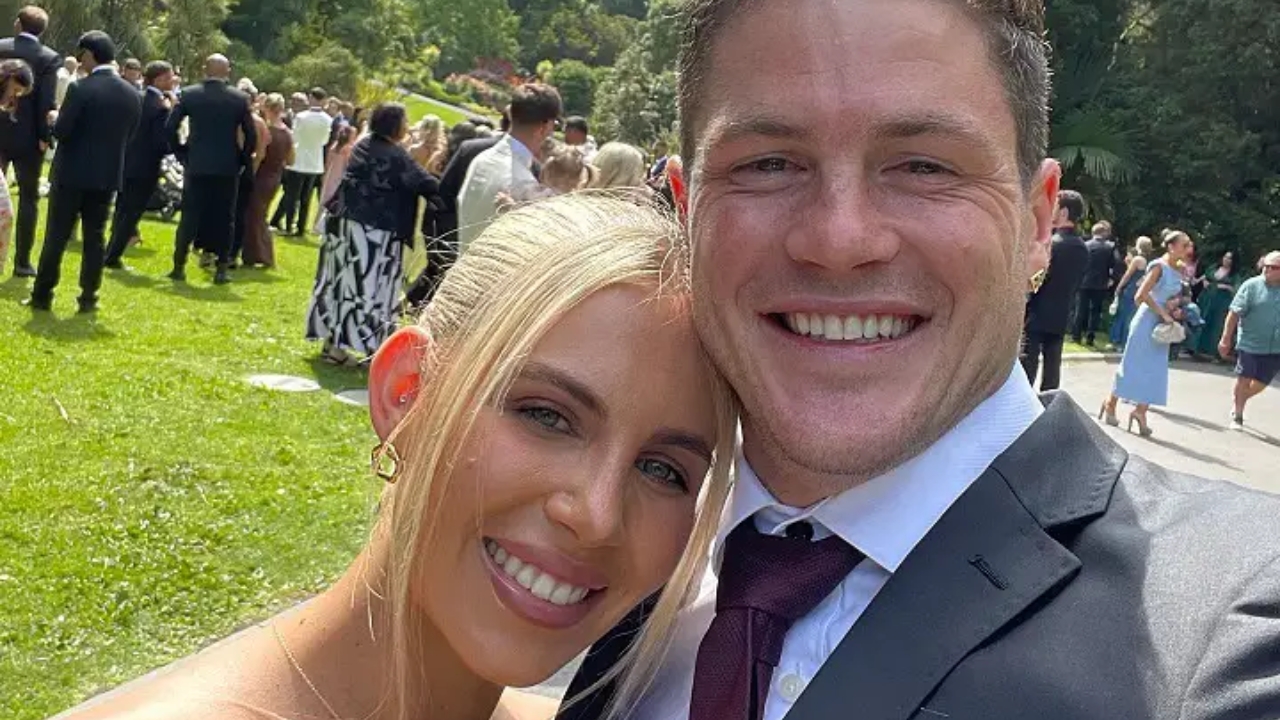 Jack Crisp with his wife Mikayla Crisp