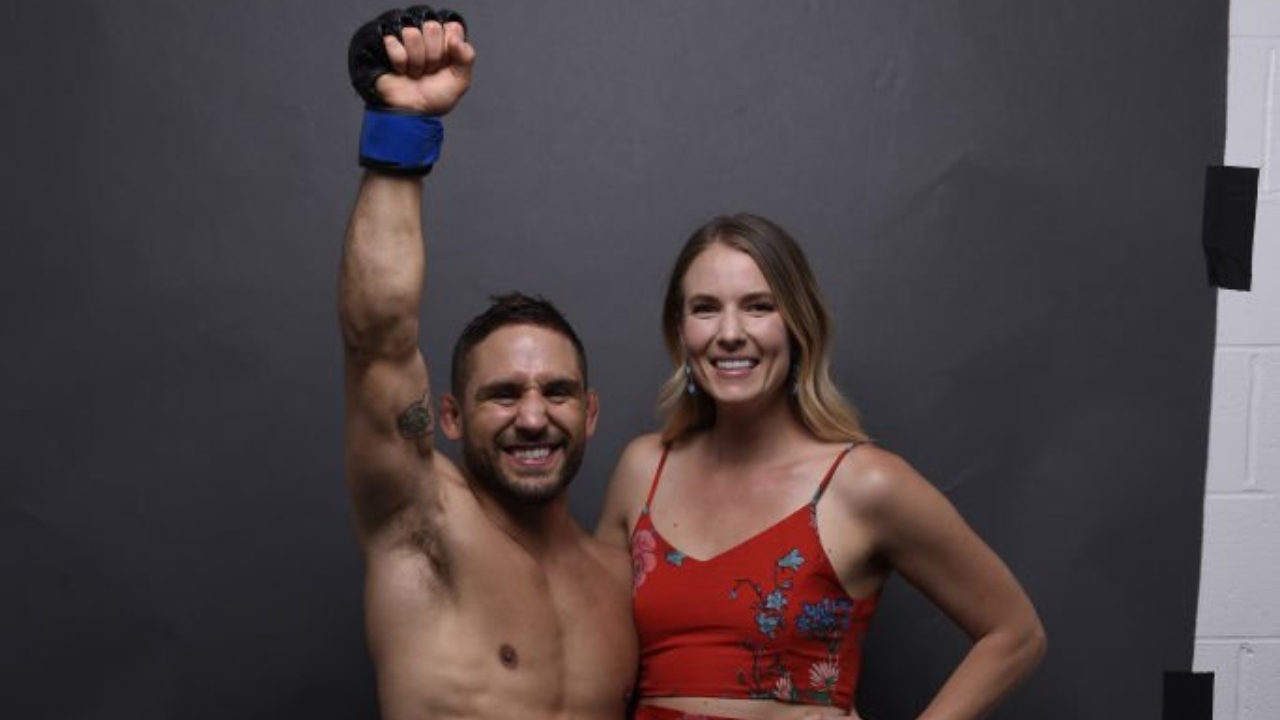 Chad Mendes is married to Abby Raines