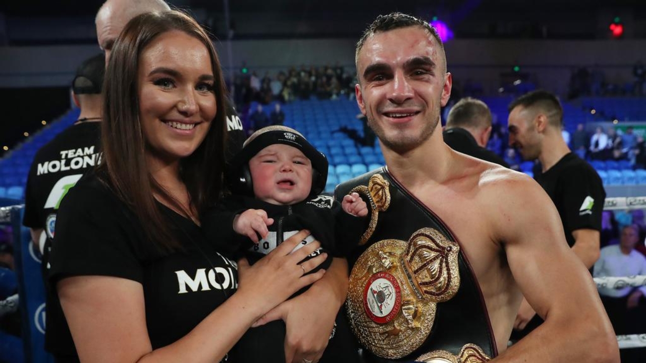 Jason Moloney is married to Jorja Moloney