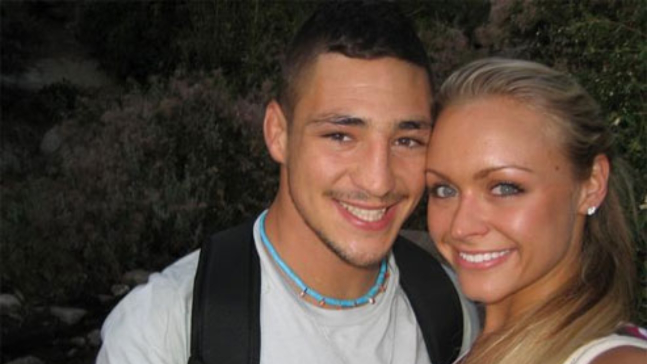 Diego Sanchez with his wife Theresa Tapia 