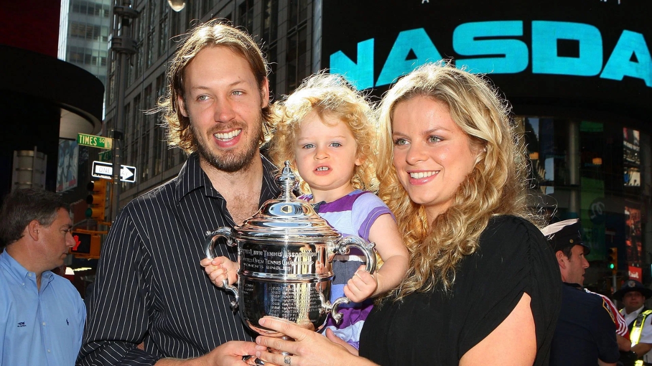 Kim Clijisters with her Husband Brian Lynch