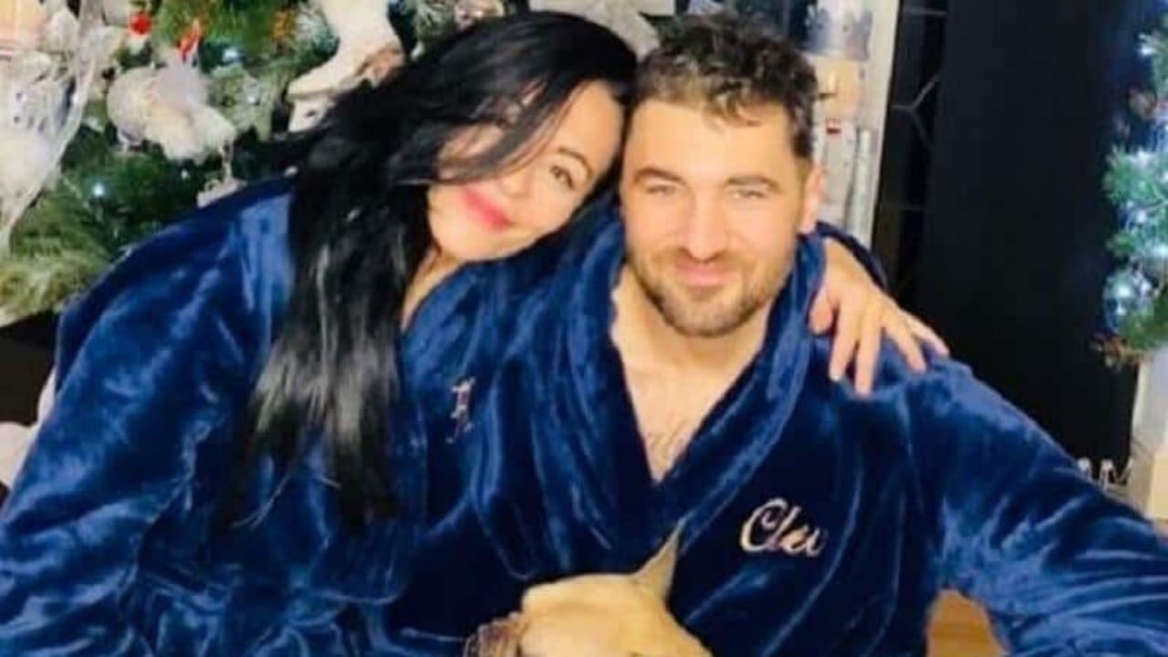 Nathan Cleverly with his girlfriend Rebecca Cole