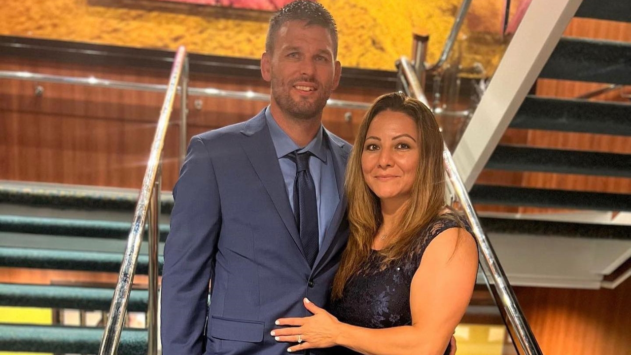 Tim Means with his wife Brenda Gonzales-Means