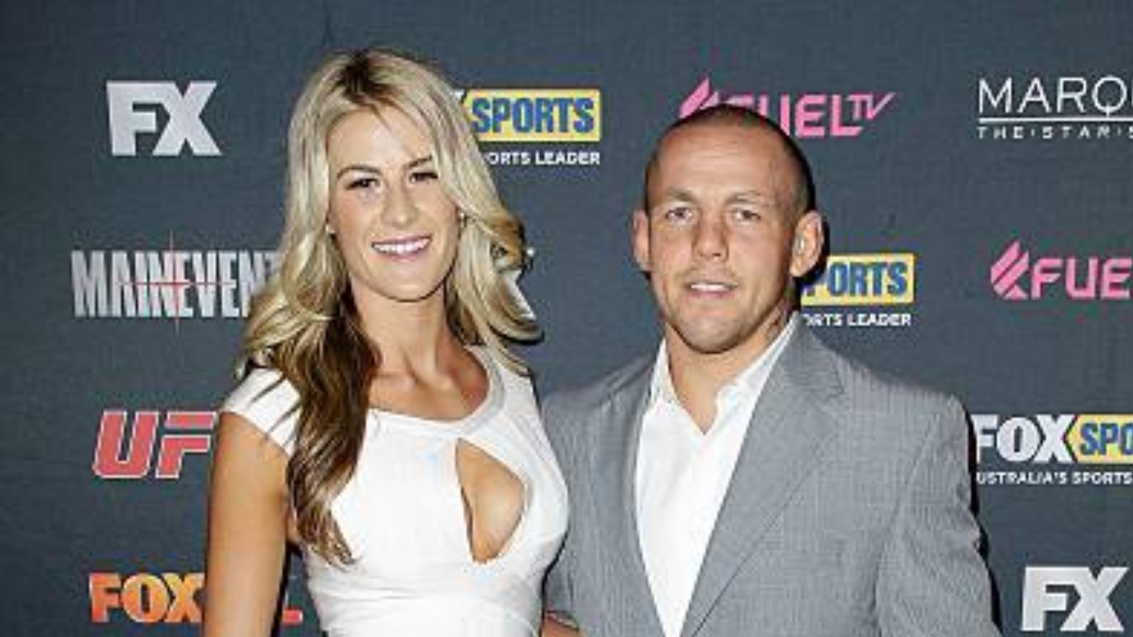 Ross Pearson with his wife Kristie Jane Pearson