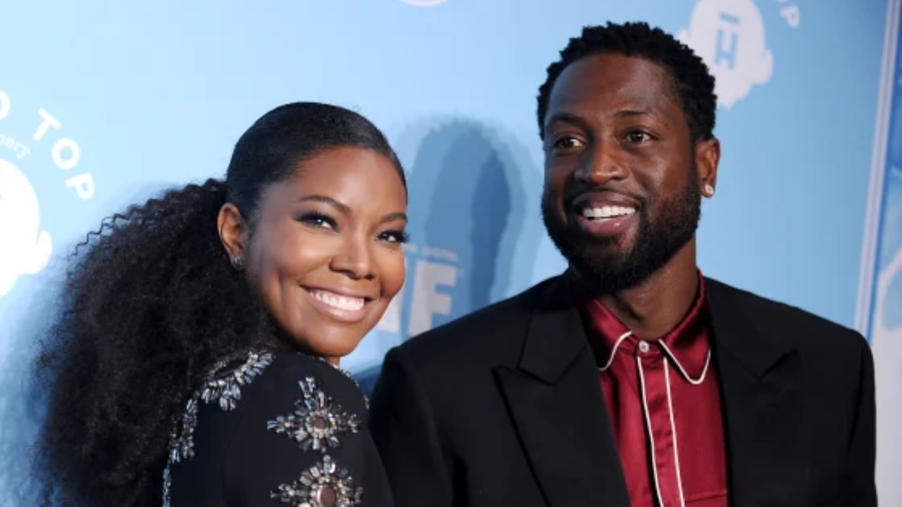 Dwyane Wade with his wife Gabrielle Union since
