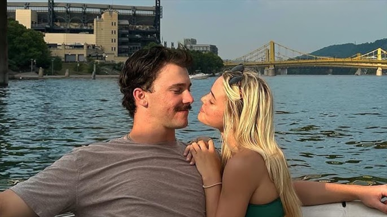 Paul Skenes with his girlfriend Olivia Dunne