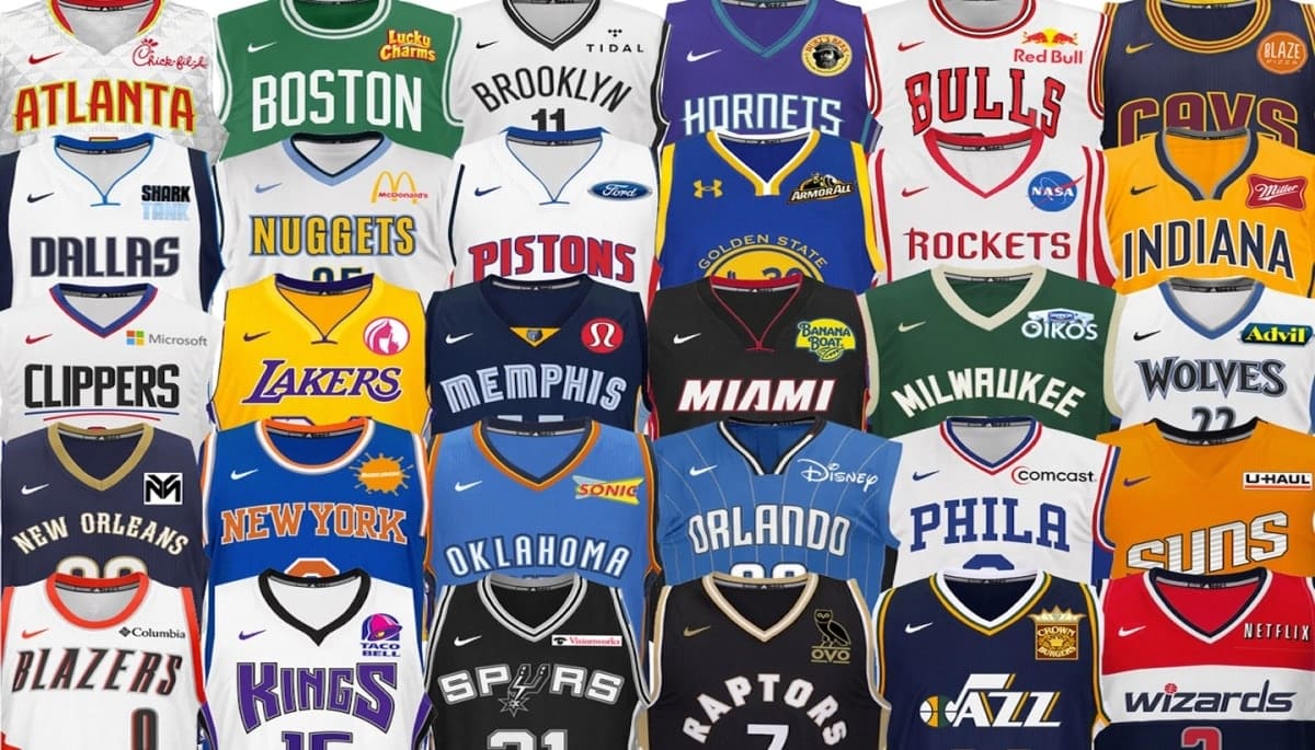 Sponsors on NBA Jerseys