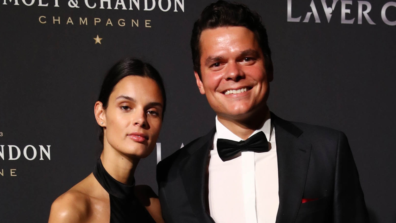Milos Raonic hir wife Camille Ringoir