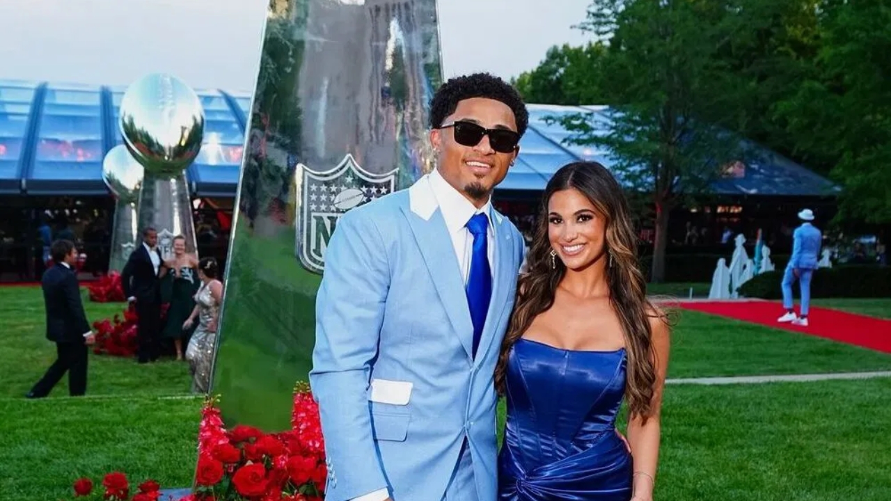 Trent McDuffie with his Girlfriend Gabby Esposito